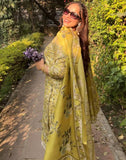 Lime green floral suit